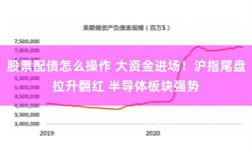 股票配债怎么操作 大资金进场！沪指尾盘拉升翻红 半导体板块强势