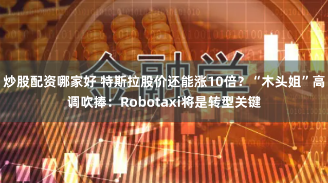 炒股配资哪家好 特斯拉股价还能涨10倍？“木头姐”高调吹捧：Robotaxi将是转型关键