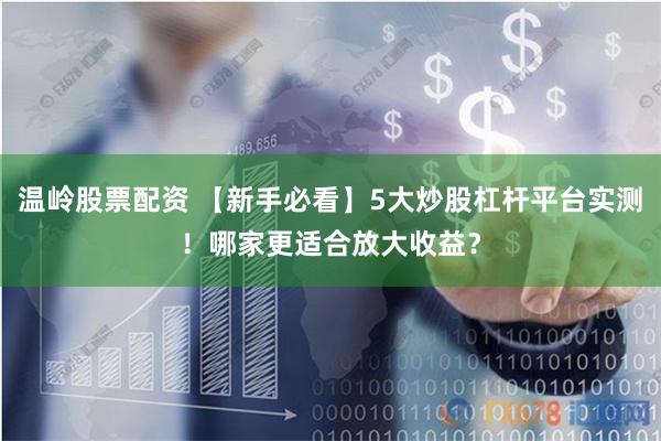 温岭股票配资 【新手必看】5大炒股杠杆平台实测！哪家更适合放大收益？
